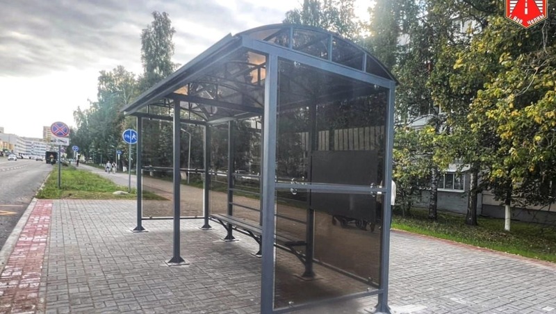 7 новых автобусных павильонов установят на ул. Маршала Жукова