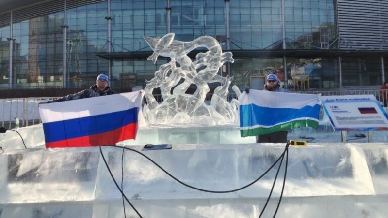 8 свердловских мастеров приняли участие в международном конкурсе ледяных скульптур в Китае