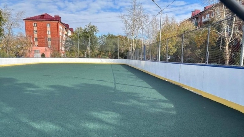 Новую спортплощадку на Иртышской набережной откроют к 1 ноября