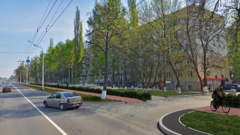 В Уфе обустроят тротуары на проспекте Октября