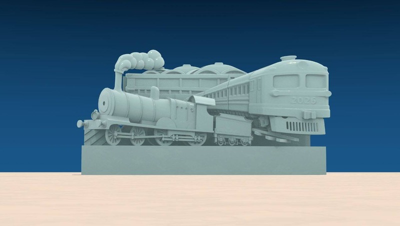 Мини-вокзал с поездами станет центральным элементом главного ледового городка в Челябинске