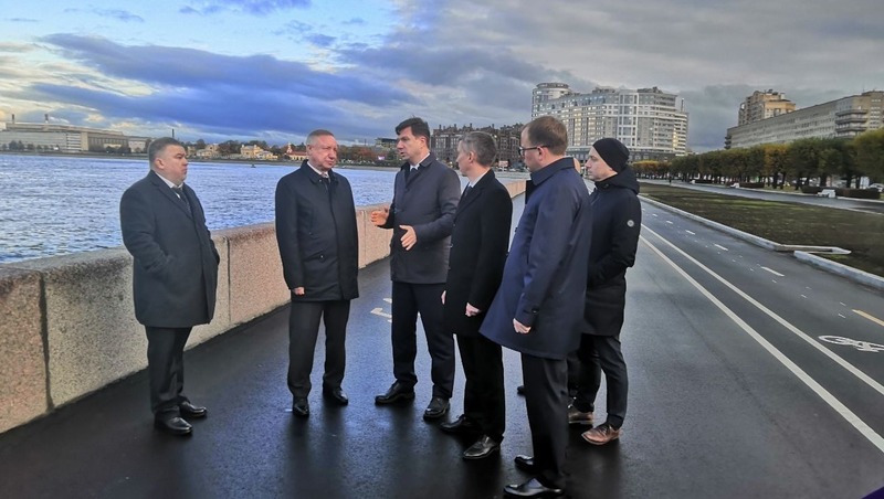 Свердловскую набережную открыли после реконструкции в Петербурге