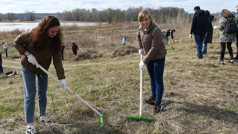 3 т отходов собрали на Глубоком озере в Казани