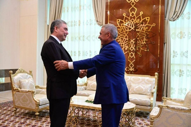 Минниханов встретился с с председателем Халк Маслахаты Туркменистана 