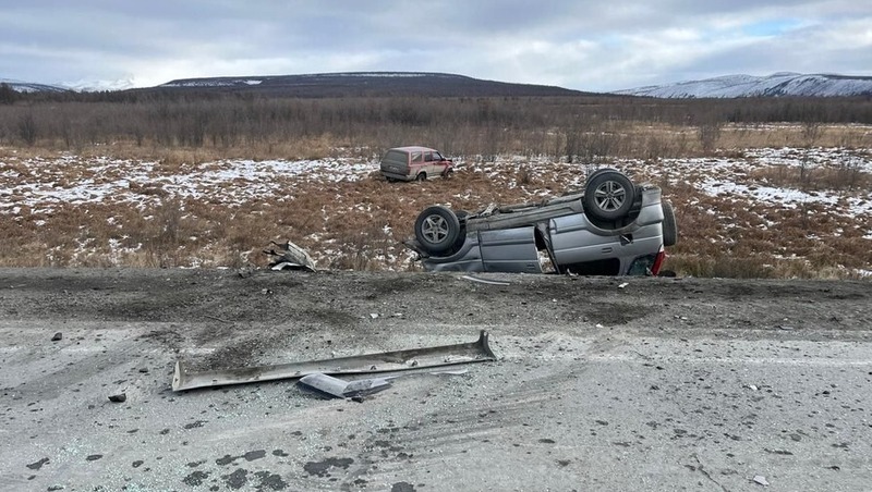 Три человека пострадали в ДТП на трассе «Колыма» под Сусуманом
