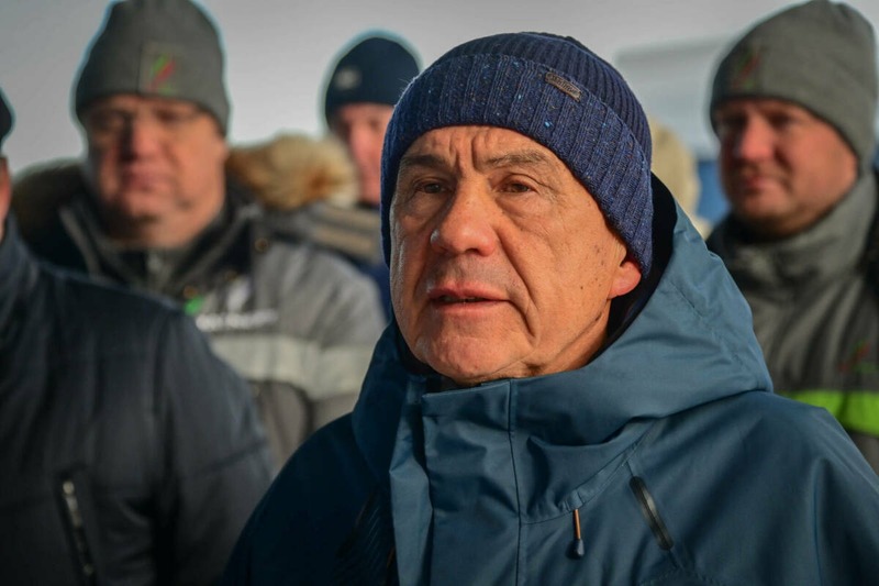 Минниханов посетил строящийся автомобильный обход Нижнекамска и Набережных Челнов