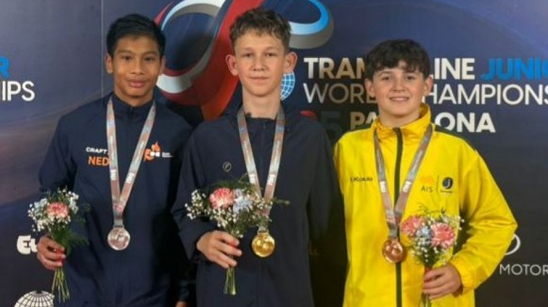 Хабаровчанин завоевал золото Первенства мира по прыжкам на батуте