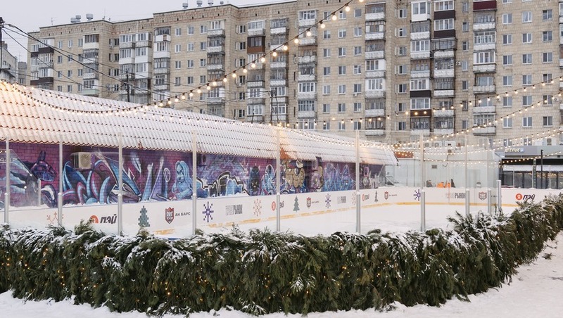 Каток на Московском рынке откроется 20 декабря в Казани