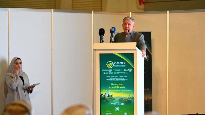 Минниханов принял участие в открытии международной торговой выставки в Омане