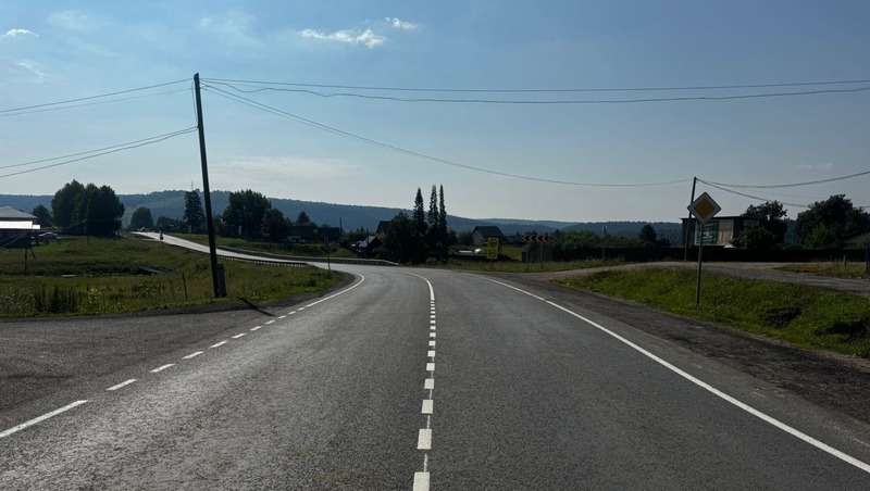 18 км трассы отремонтировали у села Павловка в Башкирии