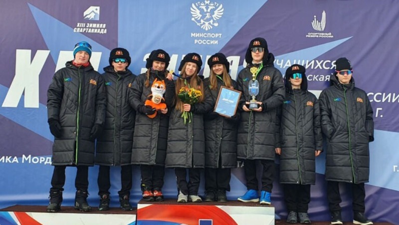 Сборная Свердловской области победила в общекомандном зачете Спартакиады учащихся по биатлону