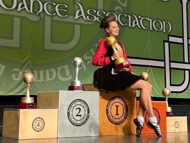 Омичка в 3 раз стала чемпионкой мира по ирландским танцам