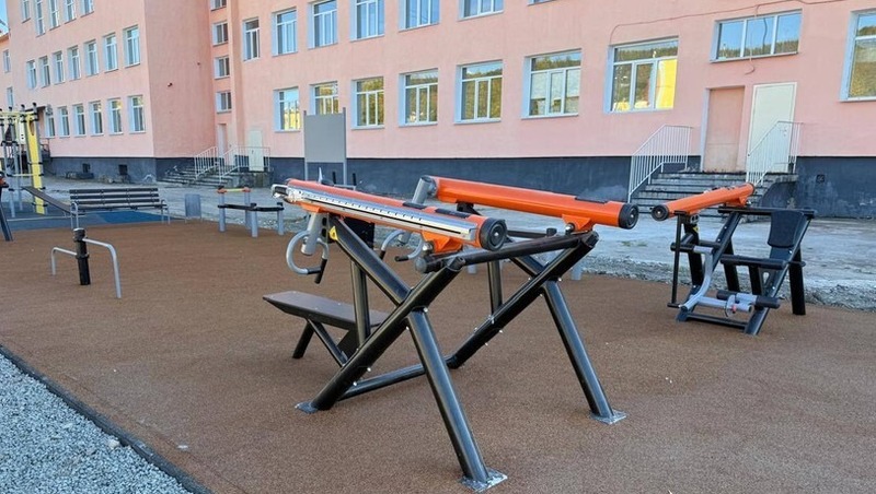 Современная площадка ГТО появилась в поселке Палатка