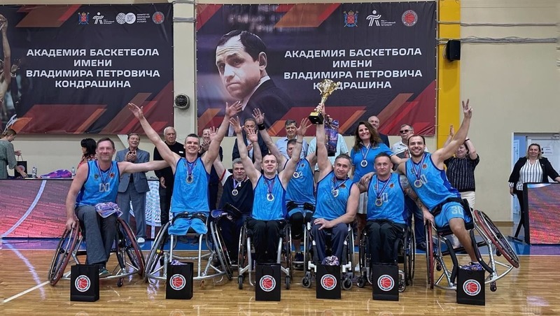 Петербуржцы победили на Всероссийских соревнований по баскетболу на колясках