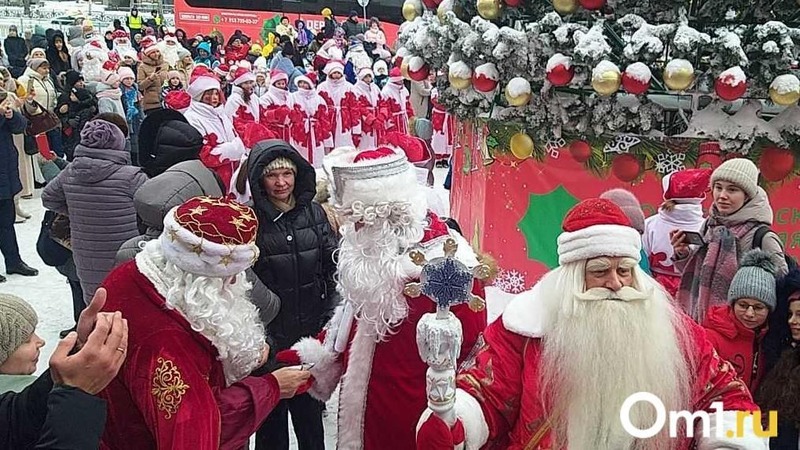 Парад Дедов Морозов состоится в Омске 14 декабря на Зелёном острове 