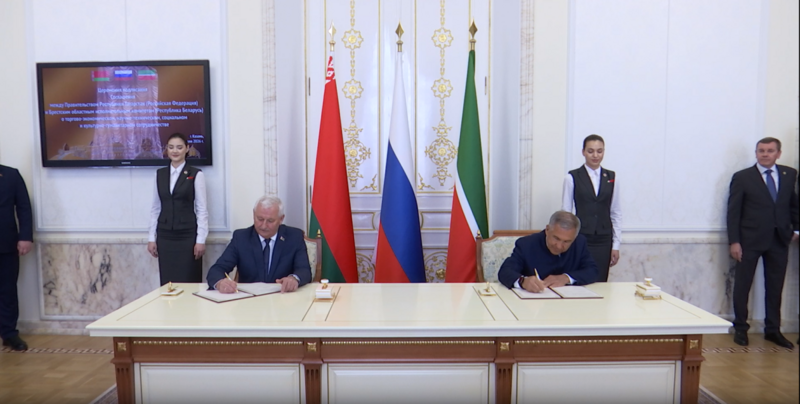 Татарстан и Брестская область Беларуси договорились о сотрудничестве в торгово-экономической сфере