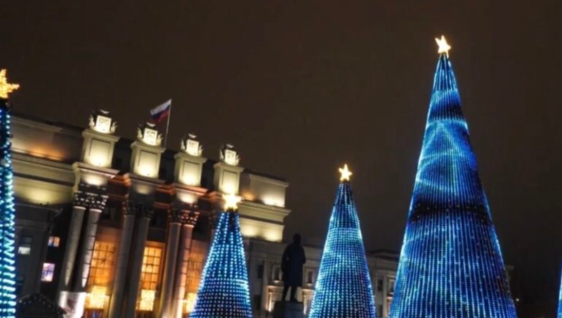 Главный новогодний комплекс откроется 27 декабря на площади Куйбышева в Самаре