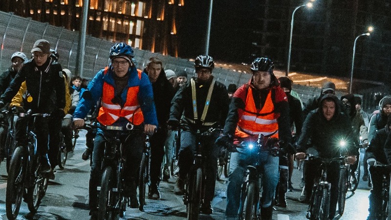 Более 4 тыс. человек приняли участие в ночном велофесте