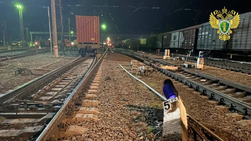 Вагон со стройматериалами сошёл с рельсов на станции в Челябинской области