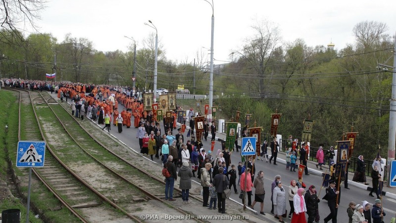 Традиционный Пасхальный крестный ход состоится в Нижнем Новгороде