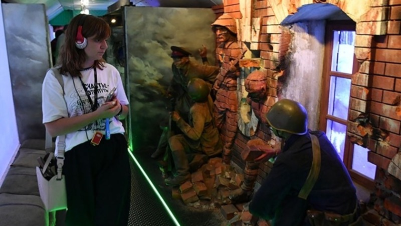 Почти 2700 человек посетили интерактивную выставку «Поезд Победы»