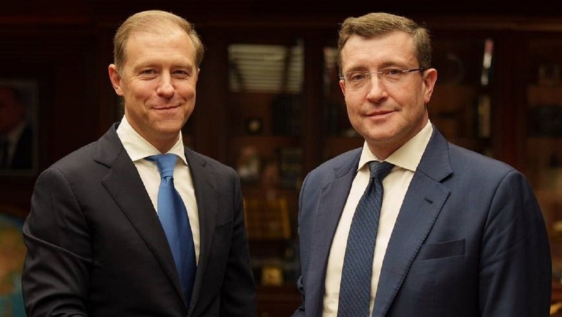 Губернатор Никитин и зампред Правительства РФ Мантуров обсудили развитие нижегородской экономики