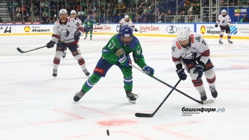 ХК «Салават Юлаев» обыграл нижнекамский «Нефтехимик» в Уфе