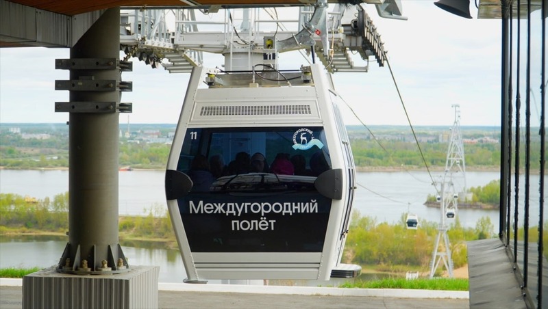 Более 350 тыс. человек перевезла нижегородская канатная дорога за июль 