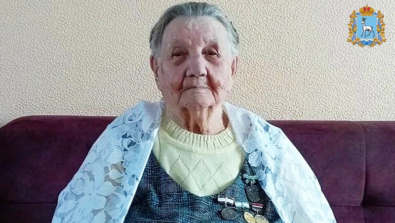 Жительнице Самарской области Пелагее Пологовой исполнилось 100 лет