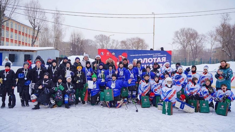 Команда «Восток» — победитель городского этапа «Золотой шайбы» в Казани