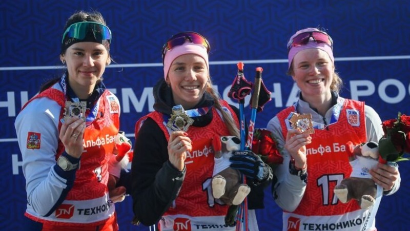 Свердловские биатлонисты завоевали 2 медали в суперспринте на чемпионате России