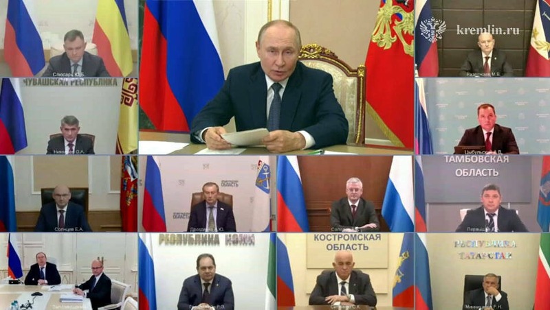 Владимир Путин поздравил Рустама Минниханова с победой на выборах