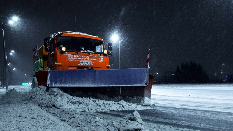 7,5 тыс. тонн снега вывезли за прошедшие сутки в Казани
