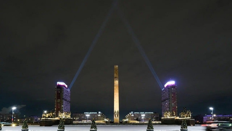 «Лучи Победы» осветят небо в память о защитниках блокадного Ленинграда в Петербурге
