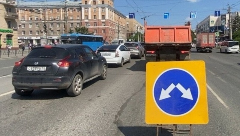 В Омске изменена схема движения на перекрестке Маркса — Масленникова