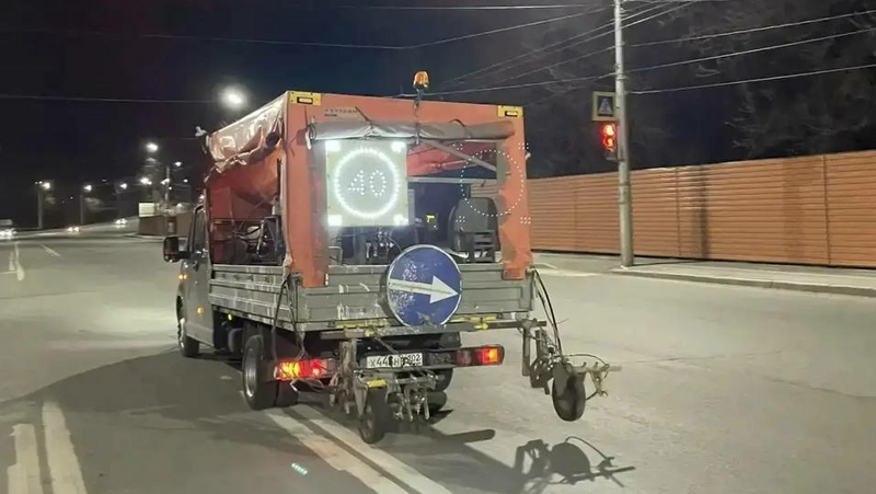 Дорожную разметку начали наносить в Уфе