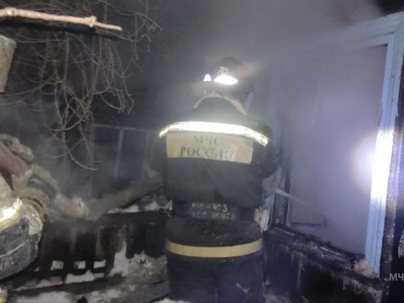 Во время пожара в Павлоградском районе погиб мужчина