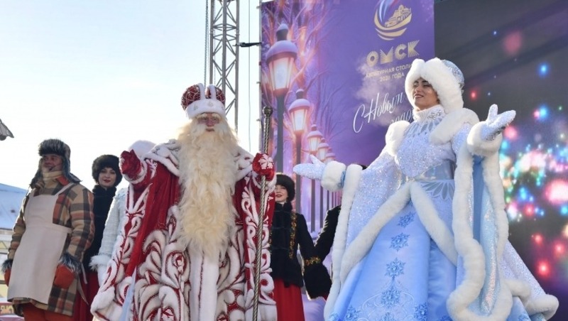 Открытие главной городской ёлки состоялось в Омской крепости
