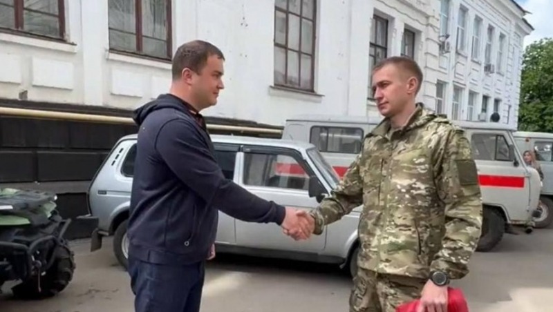 Хоценко в Стаханове вручил госнаграды «За участие в СВО»