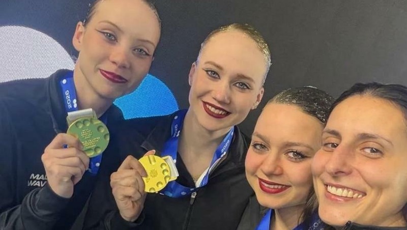 Петербургские синхронистки завоевали золото на Кубке мира в Париже