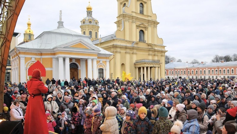 700-килограммовый блинный пирог испекут на масленичном фестивале в Петербурге