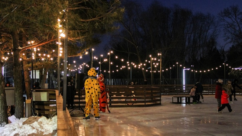 Каток «Октябрьский» открылся в Омске